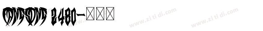 FangSong 2480字体转换